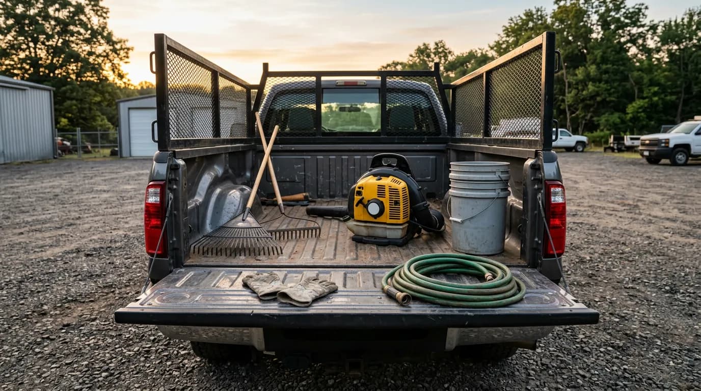 Editorial photograph illustrating bilingual field service software for a field-service business
