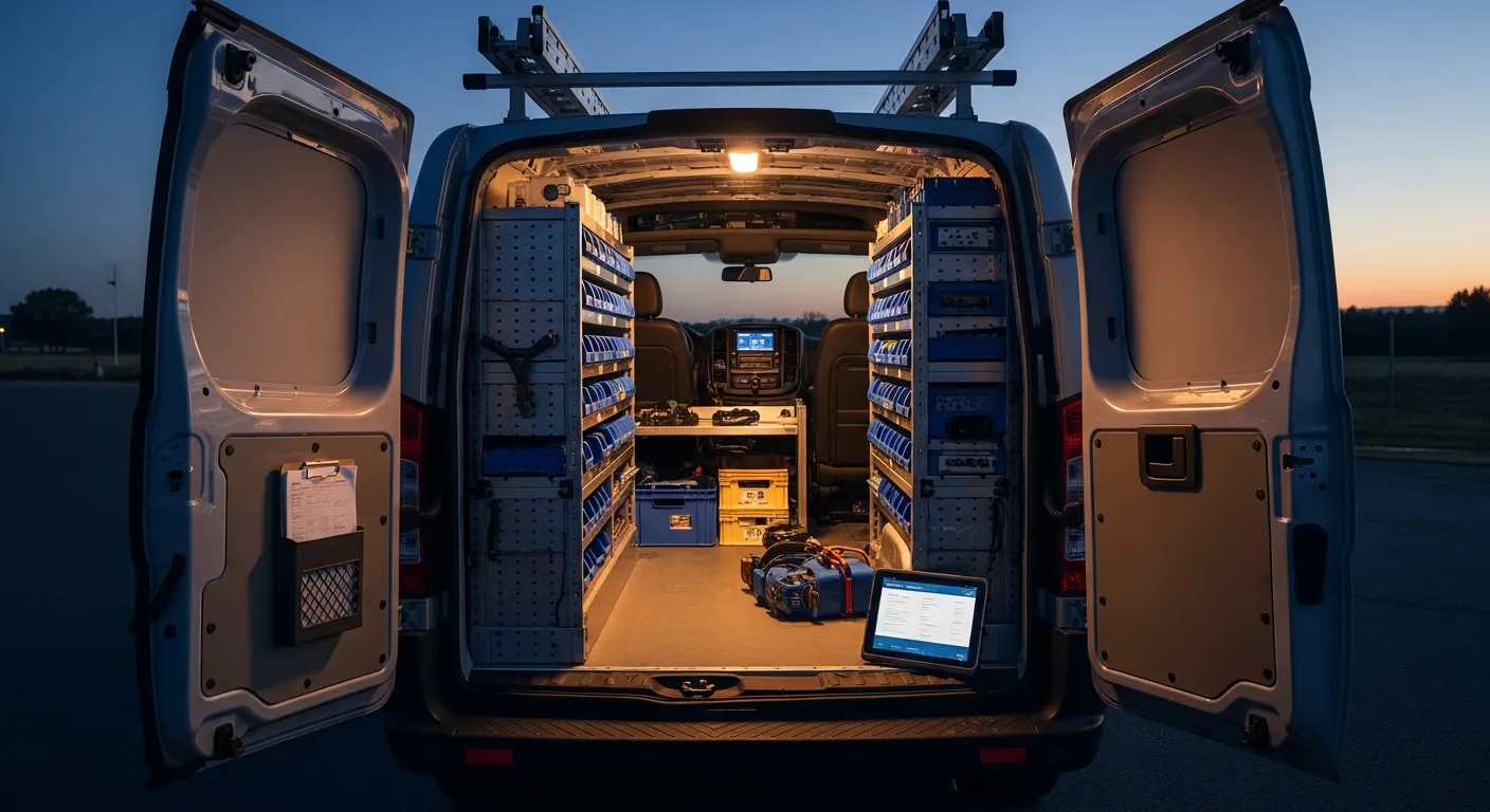 Editorial photograph illustrating callback rate field service for a field-service business