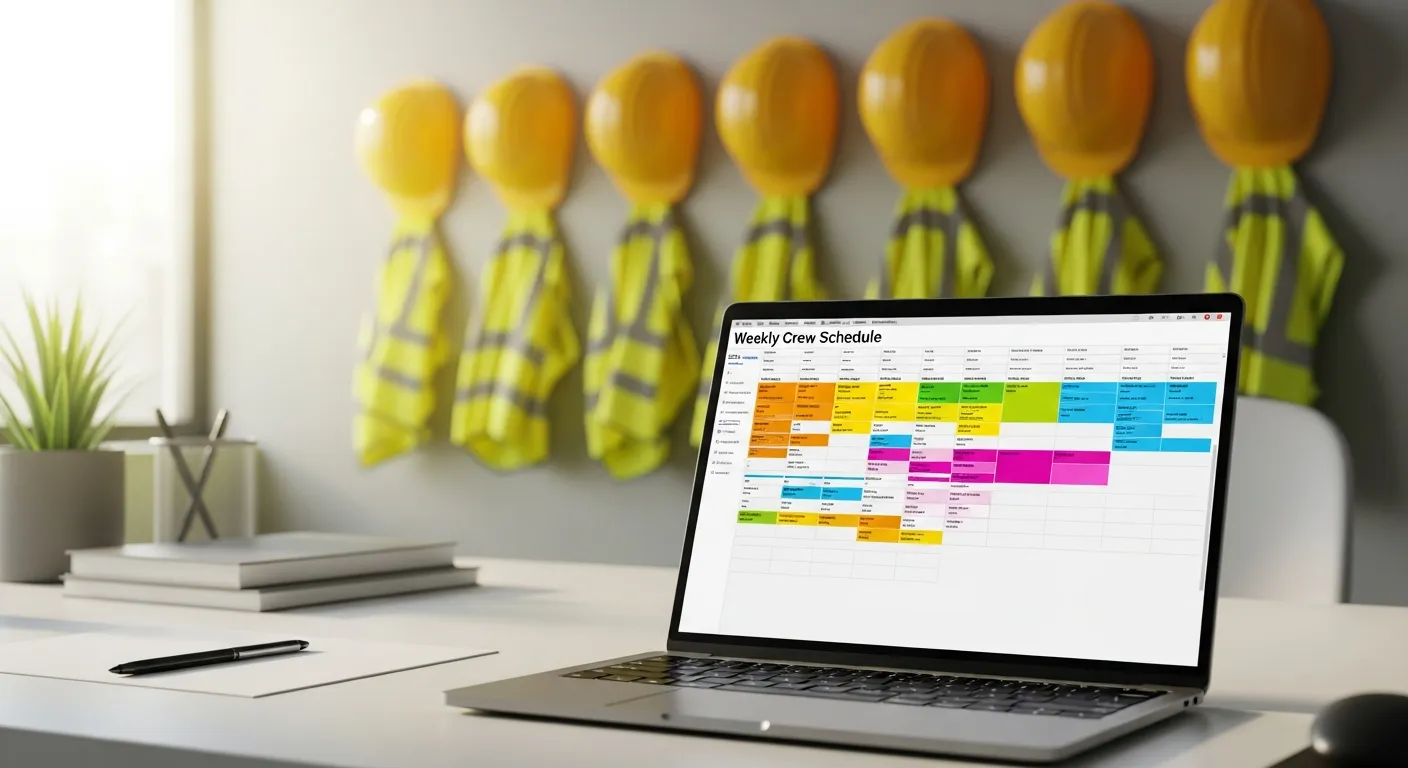 Crew Scheduling Software: Why Excel Falls Apart Past 4 Trucks