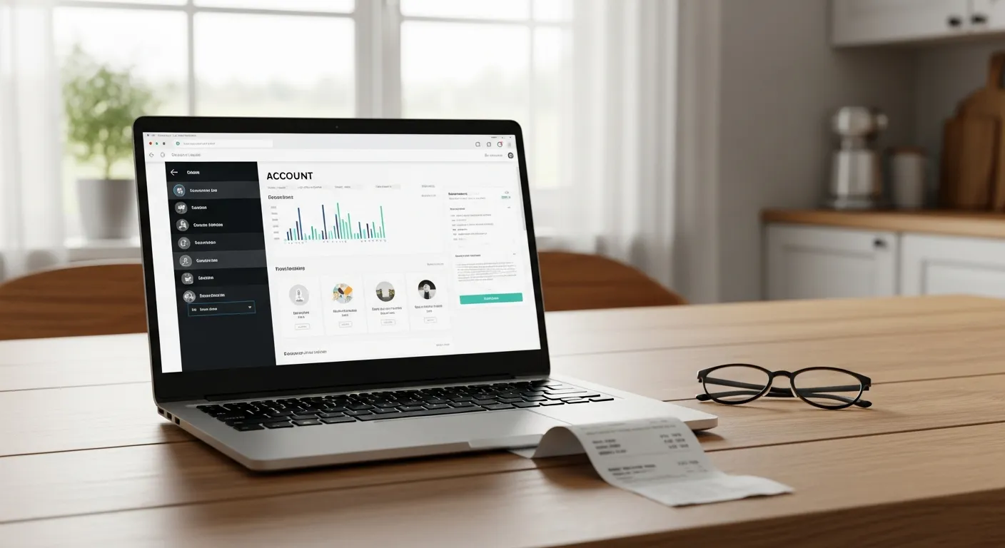 Editorial photograph illustrating customer portal service business for a field-service business