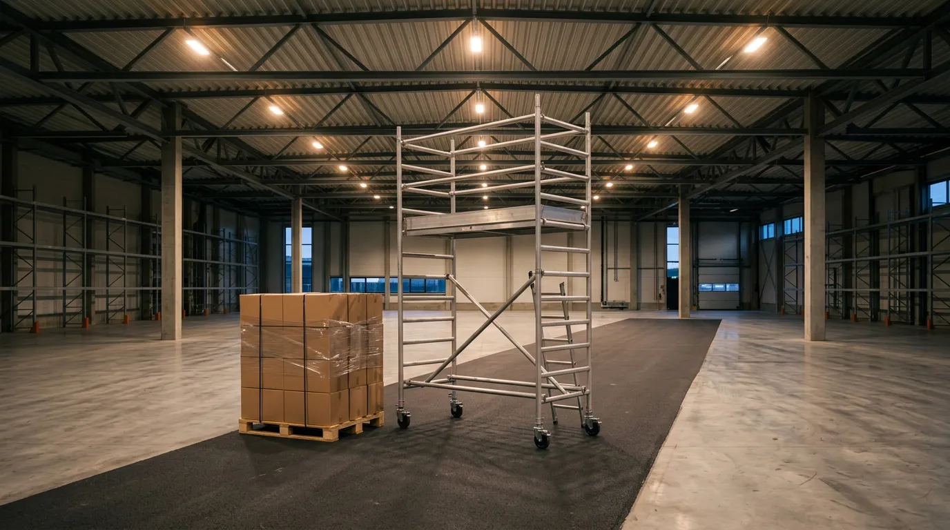 Editorial photograph illustrating led lighting retrofit quoting for a field-service business