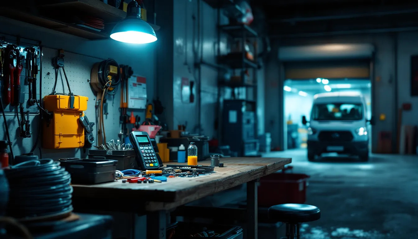 Editorial photograph illustrating field service management software for small business for a field-service business