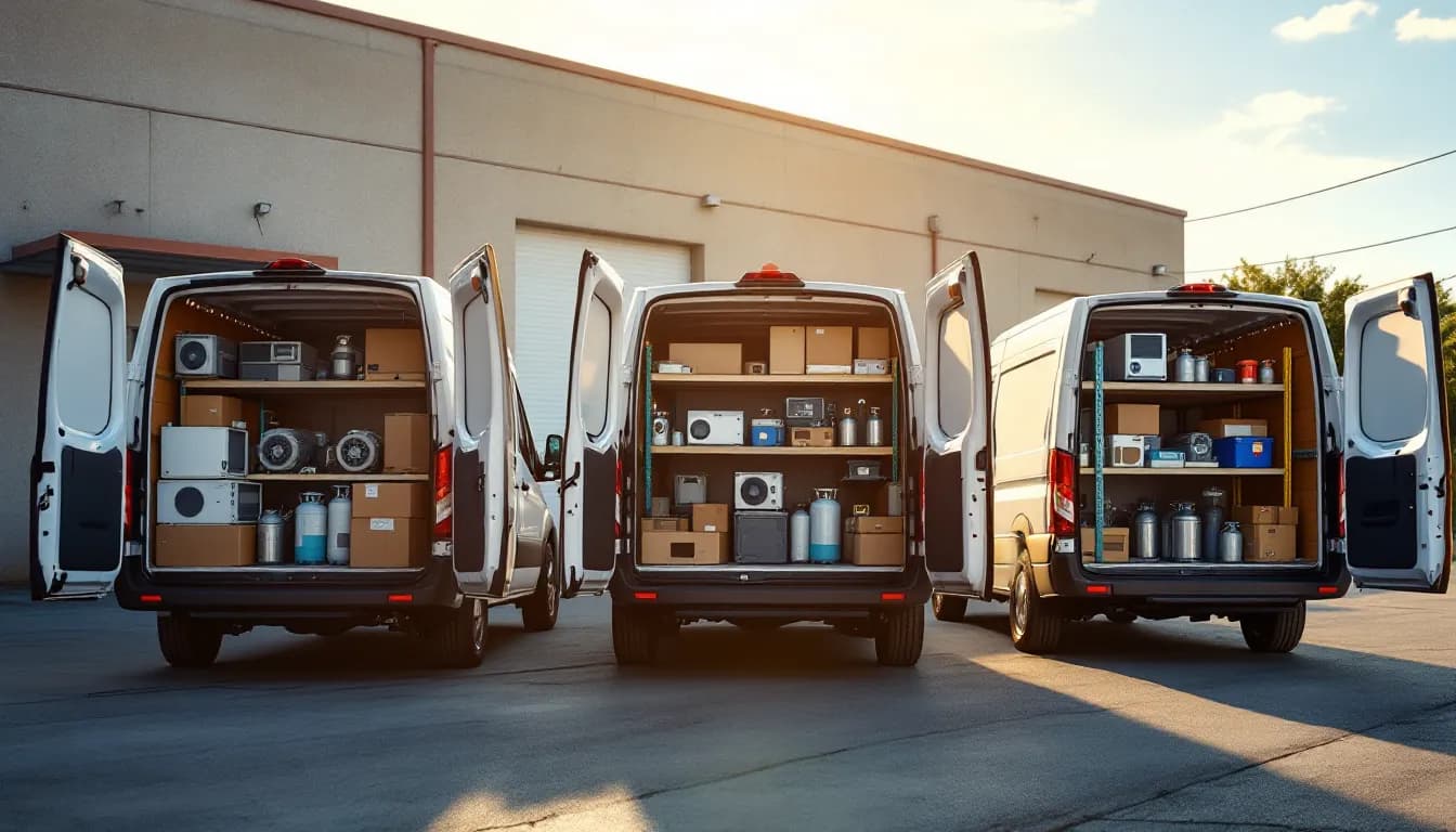 Editorial photograph illustrating hvac summer dispatch triage for a field-service business